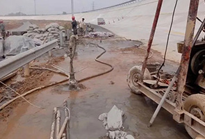 银川公路钻孔施工